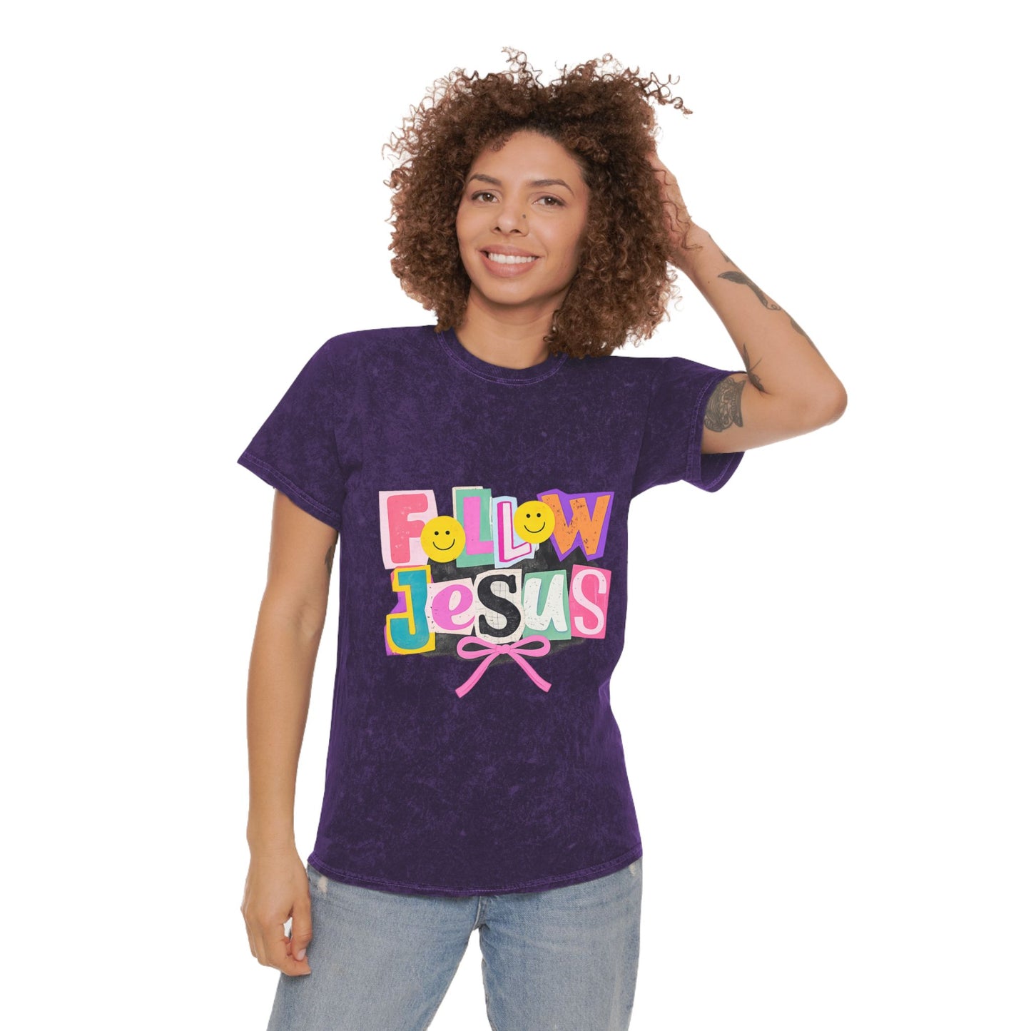 Follow Jesus Tee (mineral wash)