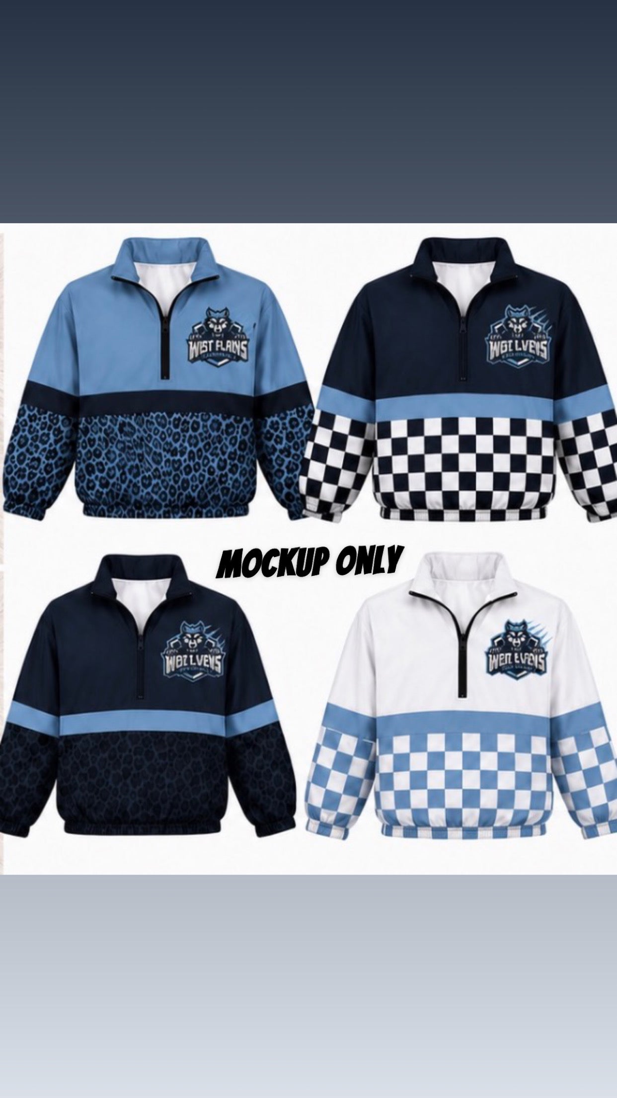 Custom Quarter-Zip Windbreaker