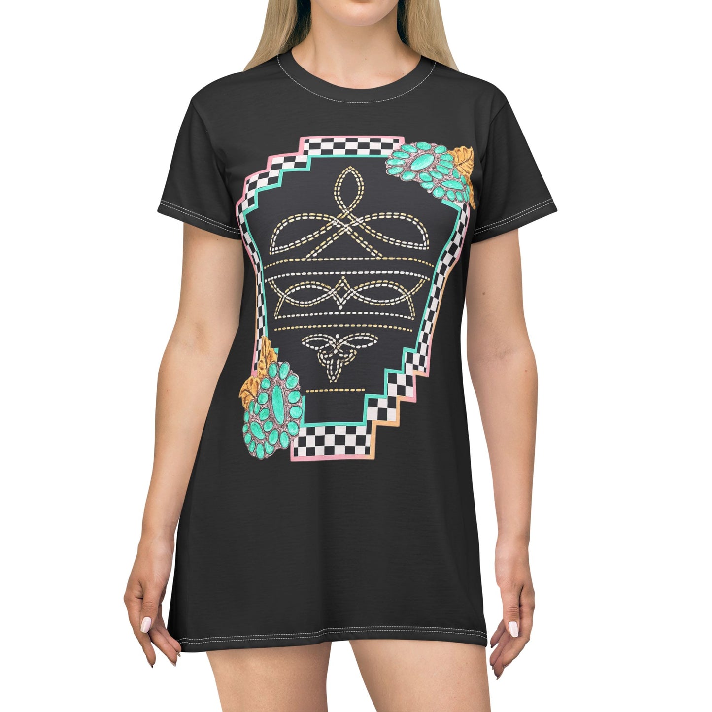 Western T-Shirt Dress