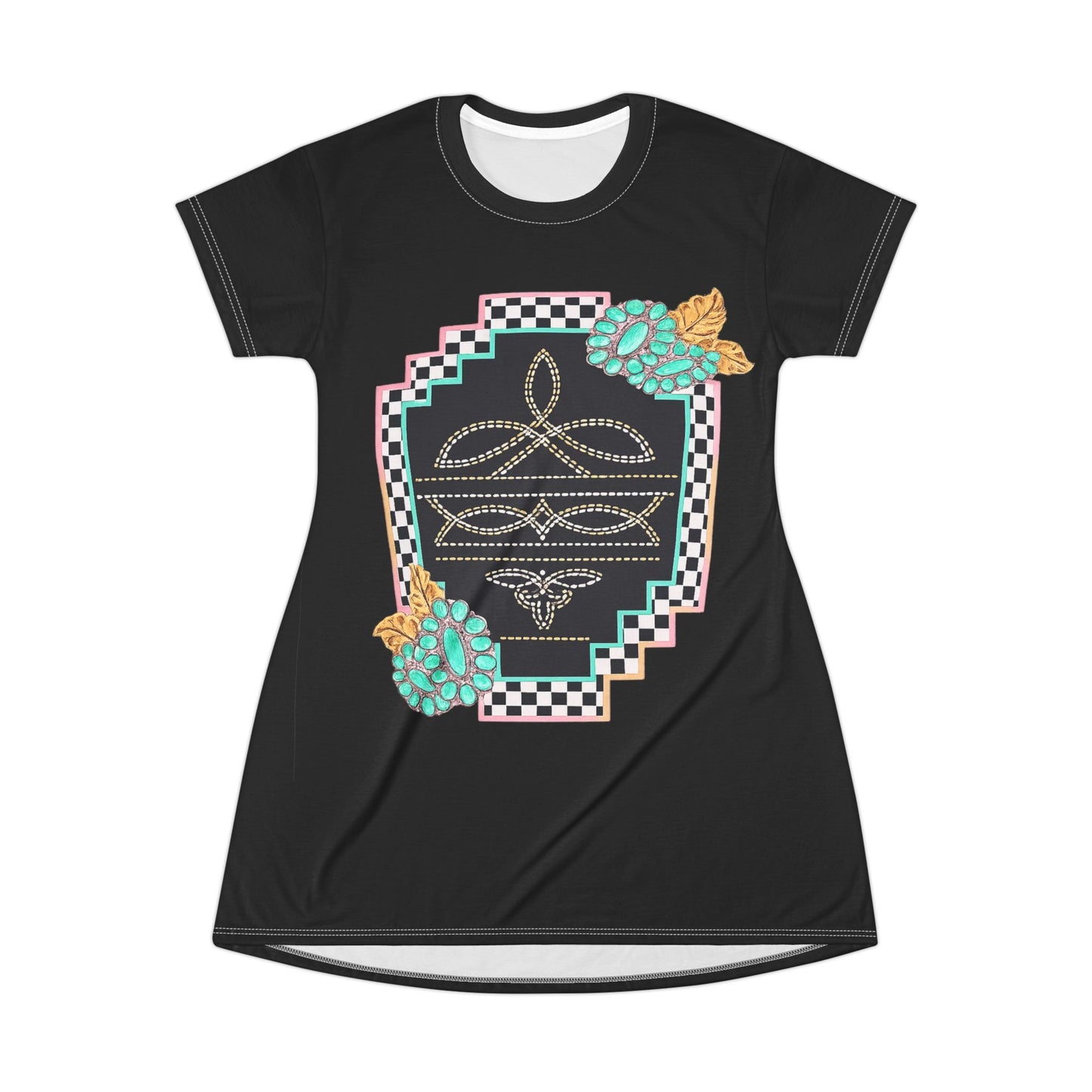Western T-Shirt Dress
