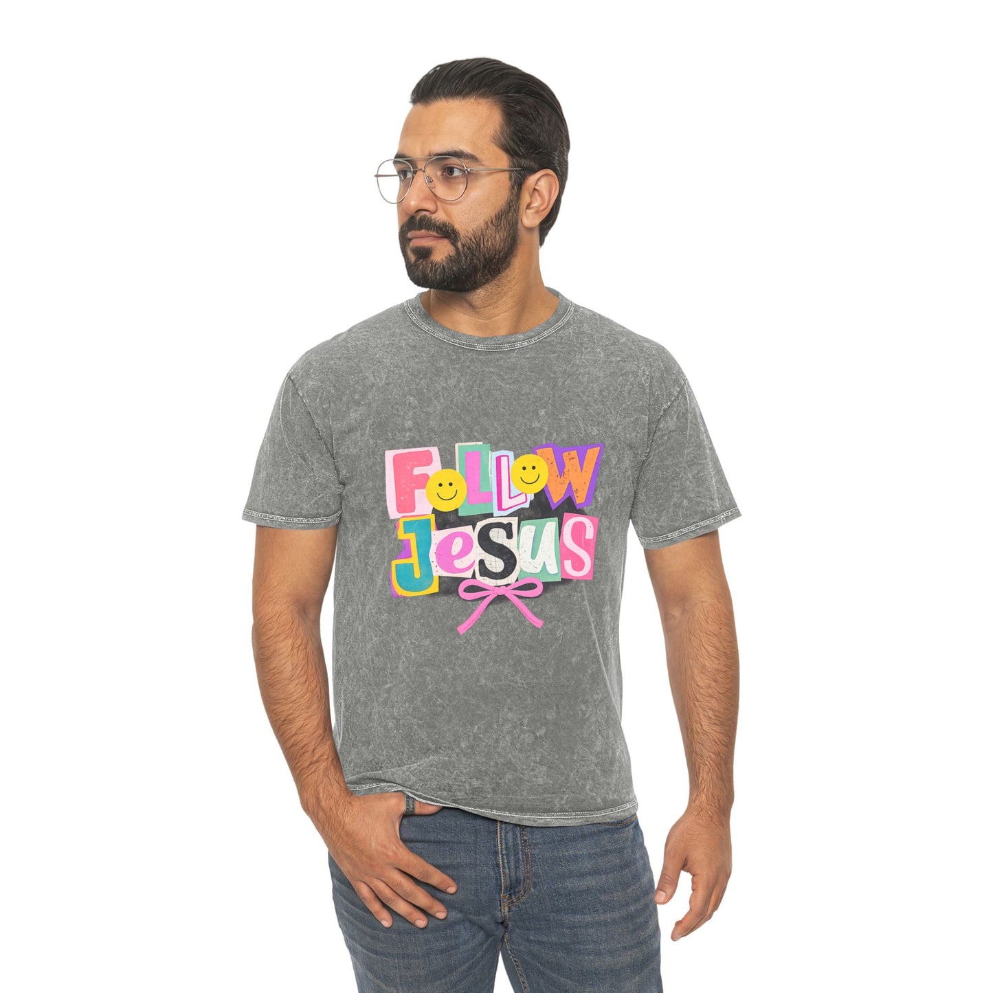Follow Jesus Tee (mineral wash)