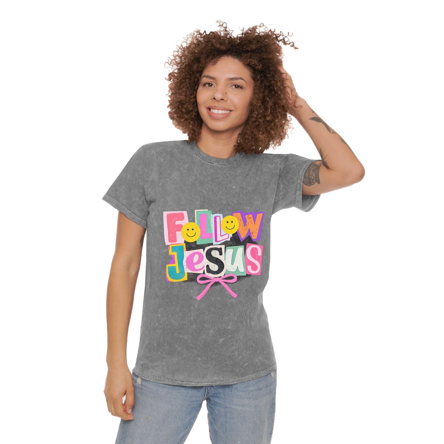 Follow Jesus Tee (mineral wash)